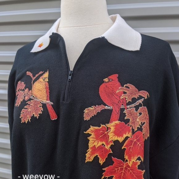 ✨ SOLD ✨90s Vintage Fall Cardinals Grandma - Picture 2 of 5